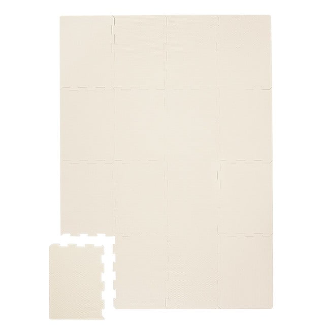 3 Sprouts Baby & Kids EVA Foam Puzzle Mat - Cream