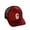 Burgundy Black, variant on Classic Baseball Trucker Hat Embroidered A to Z Letters Structured Mid Profile Cap, Black Hat, Letter Z