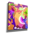 thumbnail image 2 of Epic Graffiti 'Cat With Abstract Background' by Holly McGee, Canvas Wall Art, 26"x30", 2 of 8