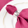 thumbnail image 4 of BalsaCircle 5 Piece 17" Polyester Fabric Napkins - Fuchsia, 4 of 8