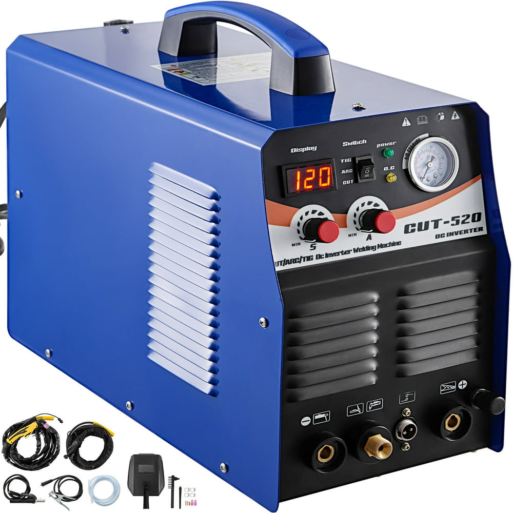 VEVOR TIG/MMA Plasma Cutter CT520D 3 in 1 Combo Welding Machine Tig