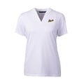 thumbnail image 2 of Women's Cutter & Buck White George Mason Patriots Forge Stretch Blade V-Neck Top, 2 of 3