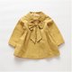 thumbnail image 5 of Gibobby Chamarra niñoNiños pequeños Niñas Niños Otoño Invierno algodón manga larga pajarita ropa abrigo chaqueta(Amarillo, 4-5 Años), 5 of 5