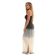 thumbnail image 2 of Riviera Sun Women's Rasta Maxi Summer Dress - Long Sundress with Adjustable Removable Straps (Black White Colorblock, Large), 2 of 4