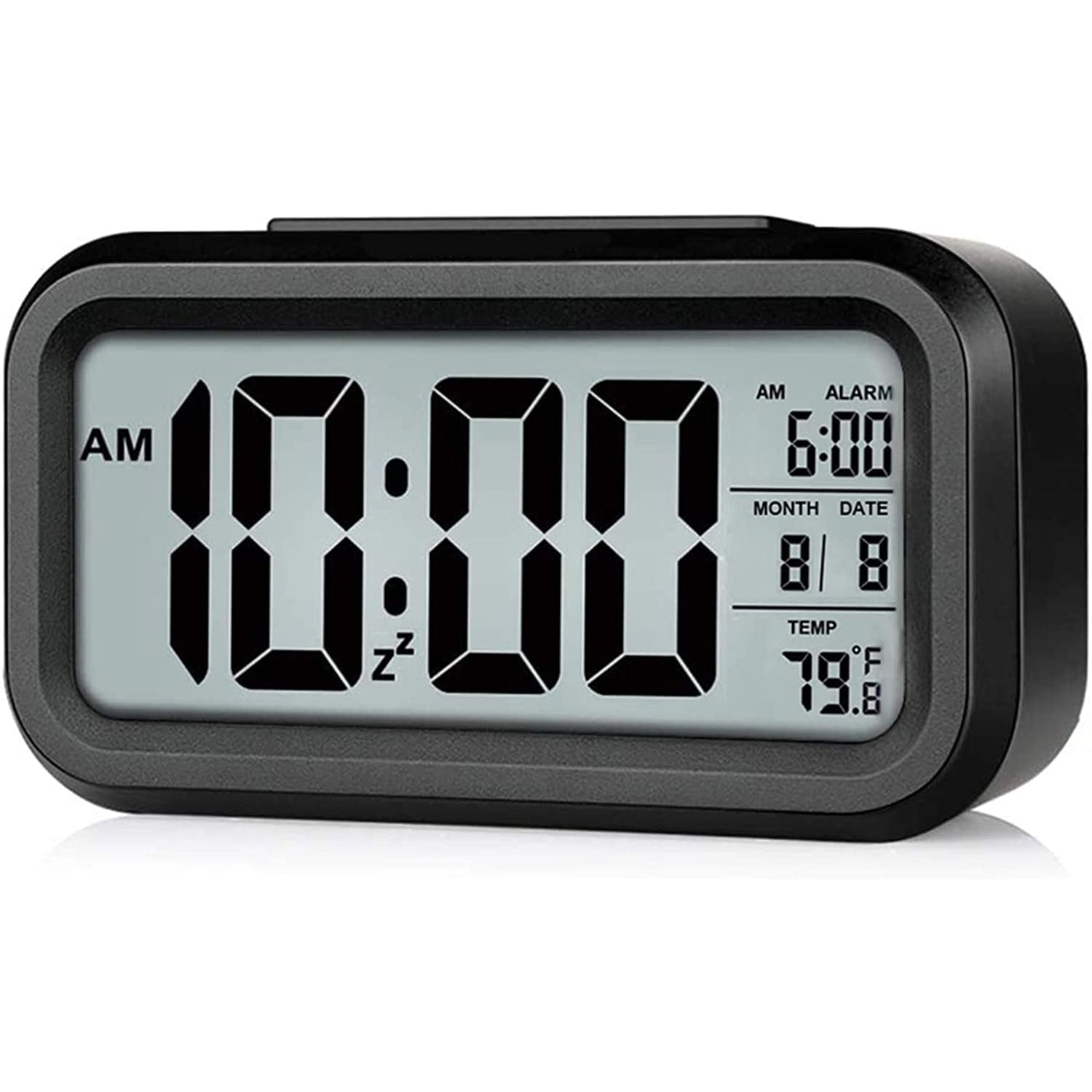 Alarm clock large digital led display USB/battery operated bedside Bedroom 