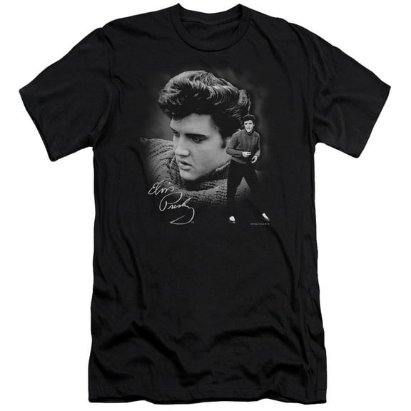 Elvis Presley - Sweater - Premium Slim Fit Short Sleeve Shirt - X-Large