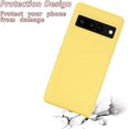 thumbnail image 4 of Designed for Google Pixel 7 Pro 2022 Case,Slim Liquid Silicone Rubber Shockproof Phone Cover with Wrist Strap Soft Anti-Scratch Microfiber Lining Protection Case for Google Pixel 7 Pro (Yellow), 4 of 8