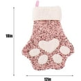 thumbnail image 5 of Dalrosia Sequin Christmas Pet Stockings Cat Dog Paw Pattern Fireplace Hanging Stockings for Christmas Fireplace Tree Decor, 5 of 5