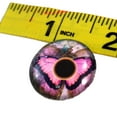 thumbnail image 2 of Pink Butterfly Glass Eyes, 2 of 8