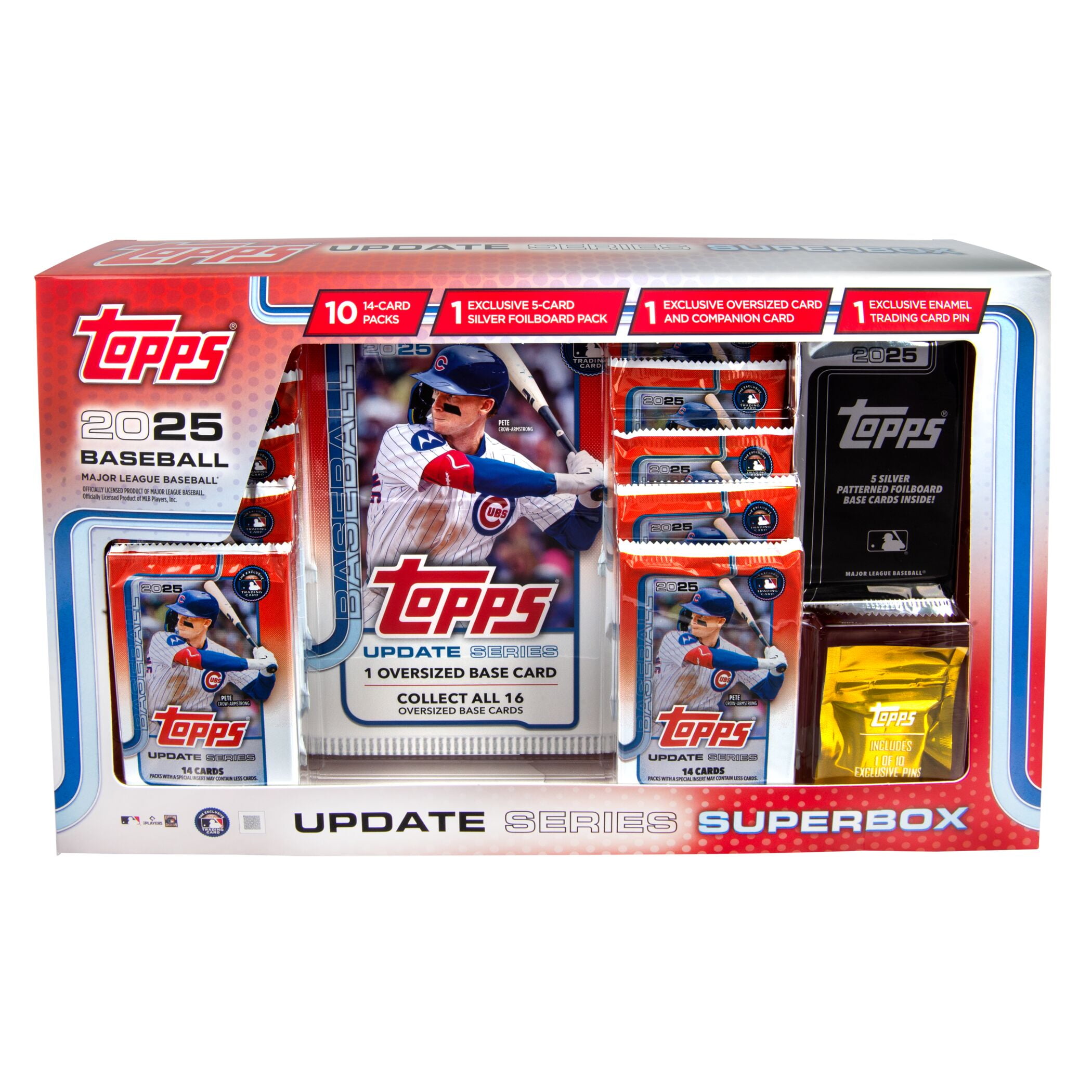 2025 Topps Updates Baseball Trading Cards Super Box