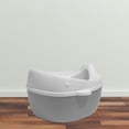 thumbnail image 1 of Orinal para bebé, orinal de transición, orinal fácil de limpiar, entrenador, orinal portátil antideslizante, silla para orinal para niños, asiento de , gris CUTICAT Inodoro para ir al baño, 1 of 8