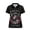 American Eagle, variant on CHAQLIN Autumn Leaves Print Tennis Short Sleeved Shirt, Soft Quick Dry Breathable Women V Neck Golf Shirts for Outdoor Bowling Hiking Quarter Zip