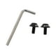 thumbnail image 1 of 2 piezas de tornillos para portabidones de aleación de aluminio, para bicicleta Negro, 1 of 6
