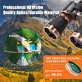 thumbnail image 4 of HLONK [Lexagone Jumeau HD] HD 10x50 Télescope Jumeau Professionnel / Télécommande Compacte Télescope Extérieur avec Prisme et Revêtement Parfait pour Randonnée Camping Observation des Oiseaux Football, 4 of 6