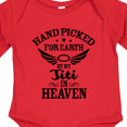 thumbnail image 4 of Inktastic Handpicked for Earth By My Titi in Heaven with Angel Wings Boys or Girls Long Sleeve Baby Bodysuit, 4 of 5