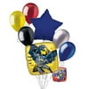 7 pc Batman & Joker Balloon Bouquet Super Hero Theme Happy Birthday Marvel Party