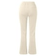 thumbnail image 4 of Women's High Waist Yoga Pants, Tummy Control Workout Leggings, Non-See Through Athletic Pants, Butt Lifting Fitness Wear, Comfortable Everyday Leggings with Pockets Light Ashy L, 4 of 5