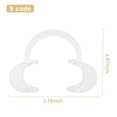 thumbnail image 6 of 3pcs Autoclavable Dental Teeth Whitening Lip & Cheek Retractor Dentist Mouth Opener Repeat Use, S, 6 of 8