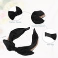 thumbnail image 4 of Diademas con lazo ancho Unique Bargains orejas de conejo negro para niña mujer, 4 of 7