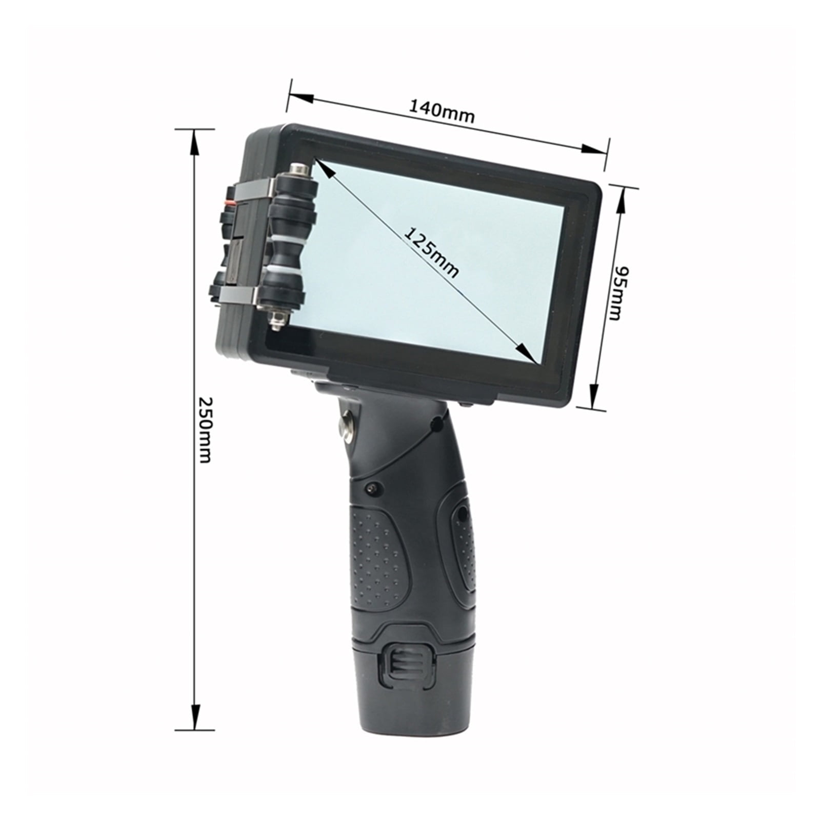 Portable Expiry Date Variable QR Bar Batch Code Handheld Inkjet Ink Printer ,Quick-Drying Ink