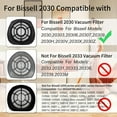 thumbnail image 2 of Replacement Filter Kit for Bissell Vacuum 2030 Series - HEPA Filters + Foam Filters (Options: 2+2/3+3 Pack), 2 of 7