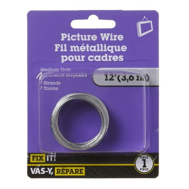 Fil pour cadres no.12, 7 brins 12 pieds