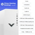 thumbnail image 6 of HP Victus 15L i5 RTX 4060 Gaming Windows 11 Pro Desktop, Intel i5-14400F, 16GB RAM, 1TB SSD, 6 of 6