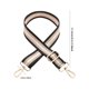 thumbnail image 4 of Bolso bandolera ancho con correa de 1,50 pulgadas ajustable para mujer Bolso de lona negro, 4 of 6