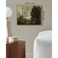 thumbnail image 6 of Drsoum Vintage Landscape Wall Art Rustic Farmhouse and French Country Decor for Living Room Kitchen Living Room Bedroom 8x10in Natural Framed, 6 of 6