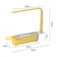 thumbnail image 3 of Telescopic Sink Caddy with Extendable Arm Kitchen Over Sink Organizer, 3 of 8