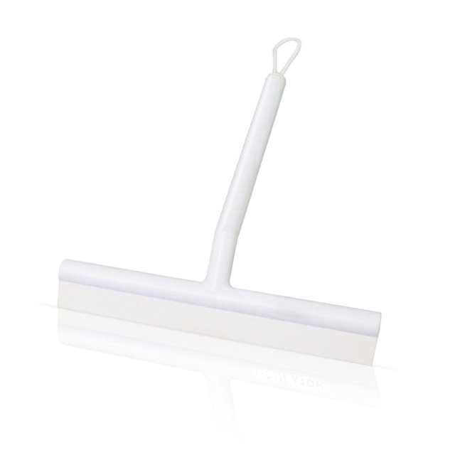 WhiteSilicone Wiper Shower Squeegee Limpiaparabrisas para ventana de coche sin rayas para baño