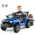 thumbnail image 1 of Gymax Kids Ride On UTV Car w/Detachable TrailerParent Remote Control Light & Music, 1 of 10