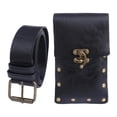 thumbnail image 2 of Bolsa de cintura de cinturón Soporte de teléfono portátil informal para el rendimiento de regalos Halloween Negro, 2 of 10
