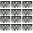 thumbnail image 1 of OULII 50Pcs Black Hair Insert Combs Plastic for Styling with Smooth Teeth and Durable Material, 1 of 8