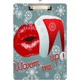 thumbnail image 1 of FMSHPON Christmas Xmas Kiss Warm Clipboard Hardboard Wood Nursing Clip Board and Pull for Standard A4 Letter 13x9 inches, 1 of 5