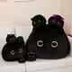 thumbnail image 5 of Lindo y lindo gato negro almohada de peluche muñeca gatito muñeca pacificadora para niños regalo de cumpleaños, 5 of 6