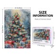thumbnail image 4 of 1000 PCS 1000 Piece Wooden Puzzles Christmas Tree Gift,Challenging Brain Exercise,Stunningly Vibrant Colors,Classic Christmas Tree Gift Festival Decor,for Puzzle Lovers Gifts,Stress relieving puzzle, 4 of 6