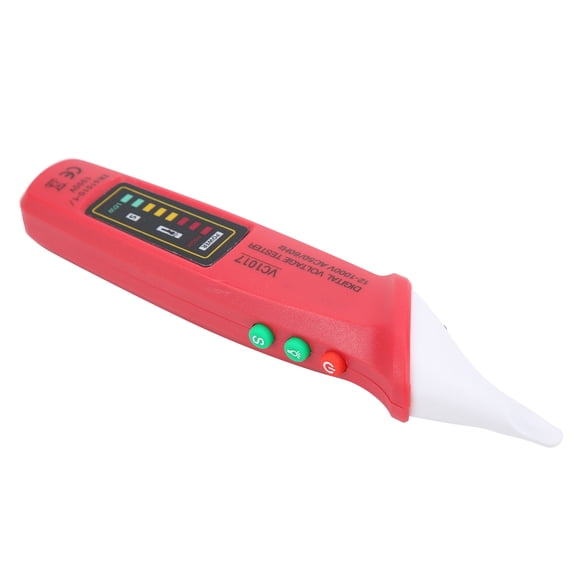 Probador de voltaje sin contacto, bolígrafo de prueba con pantalla digital inteligente VC1017, bolígrafo de prueba eléctrico digital, durabilidad comprobada