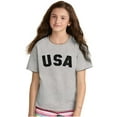 thumbnail image 5 of United States of America USA Patriot Crewneck T Shirts Boy Girl Teen Brisco Brands X, 5 of 6