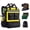 Yellow, variant on Tool Backpack for Men 18 Inch Heavy Duty Waterproof Multiple Pockets Tool Bag Organizer with Shoulder for Electrician Mechanics HVAC Engineer