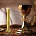 thumbnail image 3 of Christian Pocket Holy Water Sprinkler with Leather Carrying Case Religious Pocket Stainless Steel Holy Water Container, 3 of 5