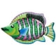 thumbnail image 1 of 1 UNID Hierro Pescado Adorno Jardín Decoración de Pescado Colgante Adorno Vivid Fish Decor, 1 of 6
