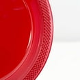 thumbnail image 5 of Ideal Dining 10 Inches Disposable Red Plastic plates Good to use in Microwave : 400 Count, 5 of 6
