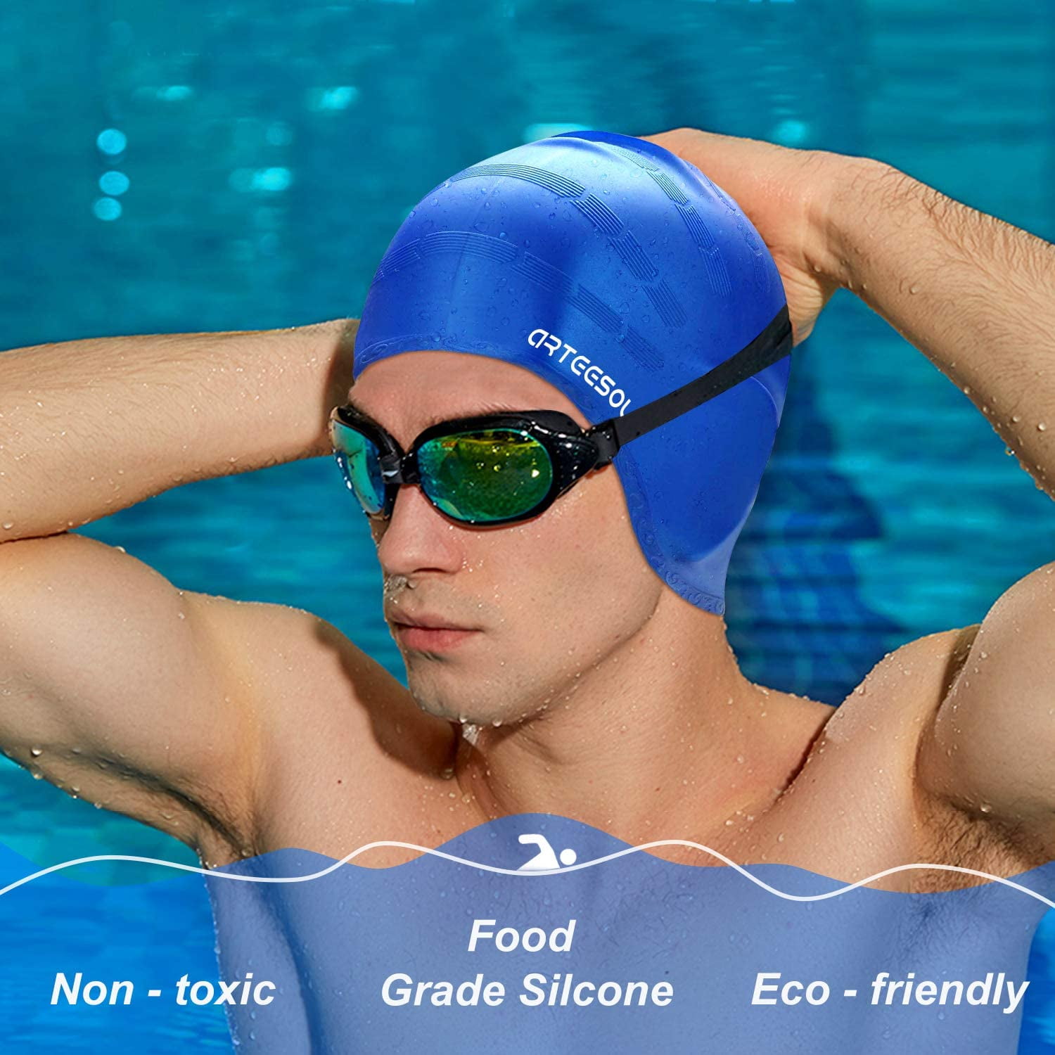 Bathing cap that keeps hair dry new arrivals