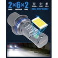 thumbnail image 2 of Bombillas LED CHOPDARK 9004 HB1 20000LM 40W 6500K Blanco Paquete de 2, 2 of 7