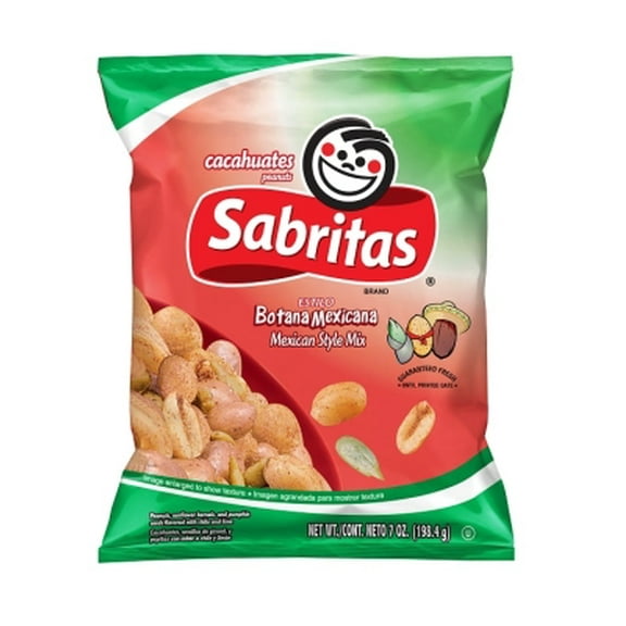 SABRITAS BOTANA MEXICANA CACAHUETES 7OZ (Pack of 2)