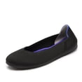 thumbnail image 4 of Zhabtuc Women's Knit Flats, Round Toe Knit Ballet Flats Shoes Black Size 7.5, 4 of 5