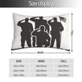 thumbnail image 2 of Yiaed Veterans Day Print Brushed Microfiber Envelope Pillowcases, Standard,Envelope Closure Pillow Cases(No pillow core)-14"x20", 2 of 6
