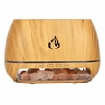 thumbnail image 1 of Coozy Diffuseur de Parfum de Roche pour la Maison, Lampe de Roche pour Yoga Déco, Base en Bois Véritable Sculptée à la Main, 1 of 9