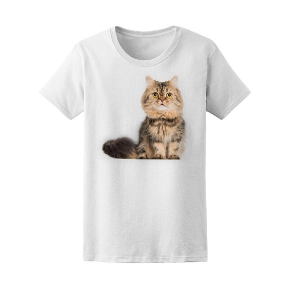 Young Persian Cat T-Shirt Women -Image by Shutterstock, Female x-Large